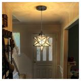 HAIXIANG Frosted Glass Pendant Light 7.8 Star