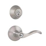 Defiant Naples Satin Nickel Lever Deadbolt