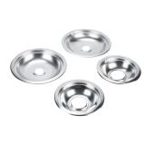 Whirlpool Chrome Drip Pan Kit Set of 4