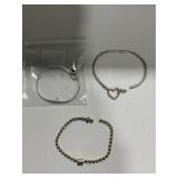 Pandora Silver Bracelets Heart Clasp