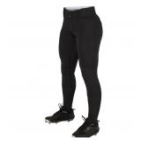 CHAMPRO Girls Small Black Softball Pants