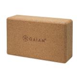 Gaiam Cork Yoga Brick 9x5.5in