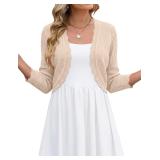 LOMON Womens Cropped Cardigan S-XXL