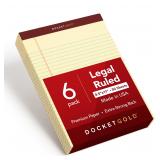 Tops Legal Pads 6 Pack 8.5 x 11 in