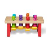 Melissa  Doug Pounding Bench Toy 10x5in