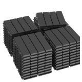 Goovilla Dark Gray Deck Tiles 12x12