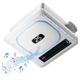 BSEED Exhaust Fan w Bluetooth  Heater 13x13 inch