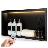 Hofuliving 24x12 LED Shower Niche
