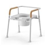 Okkicare Commode Chair 400lb Capacity