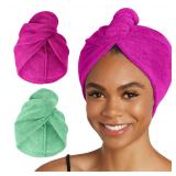 Turbie Twist Hair Towel 2-Pack Large