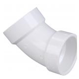 NIBCO 3 in. PVC DWV 45-Degree Elbow