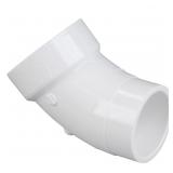 NIBCO 3 PVC DWV 45 Deg Street Elbow