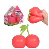 Sunny Days 5.5 Squishy Cherries Squeeze Toy