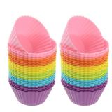 Freshware 48-Pk Silicone Cupcake Liners