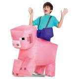 Minecraft Inflatable Pig Costume 7-8