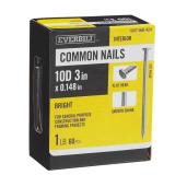 Everbilt 3 in. 10D Common Nails 1 Lb.