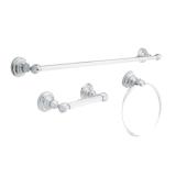 DELTA 3 Pc Bath Kit Polished Chrome