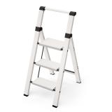 Taranta 3-Step Aluminum Ladder White