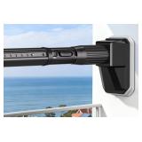 FADOTY 41-157 No Drill Tension Rod Black