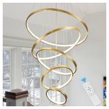 AIRYPHANT Chandelier 5 Ring 23.6 Dia
