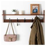 EoinMarie 29 Wall Mount Coat Rack w Shelf