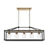BONLICHT 5-Light Rectangle Island Light