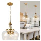 UnicozoHome 3-Light Gold Pendant 14.2
