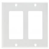 Leviton 2-Gang Decora Wallplate 25-Pack