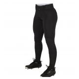 CHAMPRO Girls M Black Softball Pants