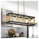 XINGQI 4-Light Rectangle Chandelier