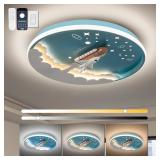 Shine LUEST Kids Rocket Ceiling Light 20