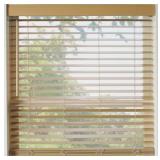 Cordless 2 Faux Wood Blinds 76x54