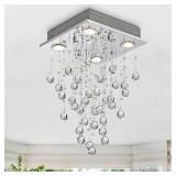 Bestier Crystal Chandelier 12W x 20H