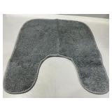 Home Essentials Grey Toilet Contour Rug