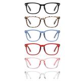 CCVOO Reading Glasses Blue Light 6-Pack