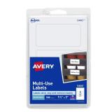 Avery 1.5 x 3 Inches Removable Labels White