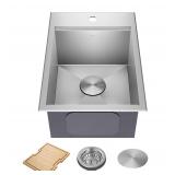 Kraus Kore 15x22in Workstation Kitchen Sink