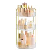 SONGMICS Makeup Organizer 3-Tier 18.1H