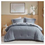 Design King BlueGrey 7-Pc Comforter Set