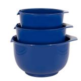 Glad 3pc Blue Mixing Bowl Set