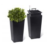 Self-Absorbing Planter Tall Black