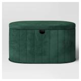 Room Essentials 32 Green Folding Storage Bench