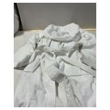 Plush Hooded Terry Bathrobe - One Size
