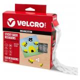 VELCRO Brand Sticky Hexagons 34in 150pk