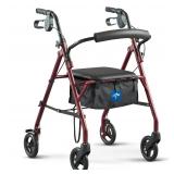 Medline Rollator Walker 350lb Cap.