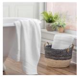 Purely Organic 2-Piece White Towel Set