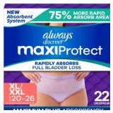 Always Discreet Incontinence Underwear XLXXL
