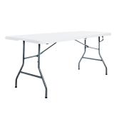 Peakform 6ft White Folding Table