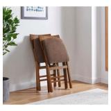 Stakmore Set of 2 Fruitwood Folding Chairs