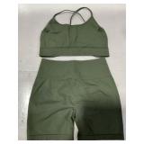 Gymshark Seamless Workout Set Olive Green
